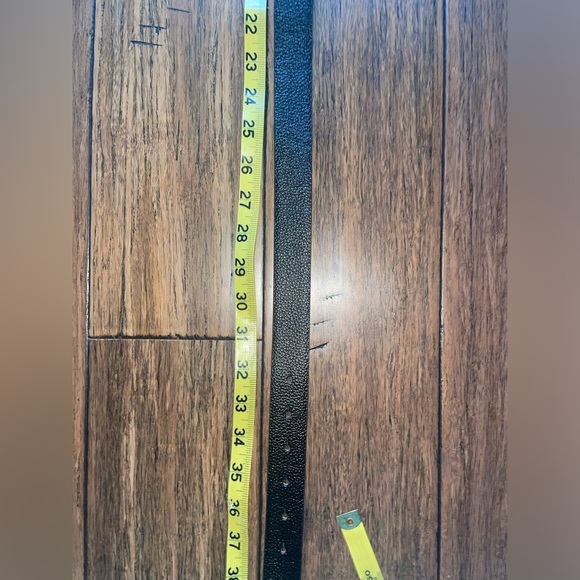 MK🖤bling  belt black leather belt Michael Kors belt rhinestone belt - Picture 6 of 15